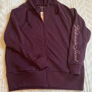 💜 Hoodie by Victoria Secret. NWT. Size M